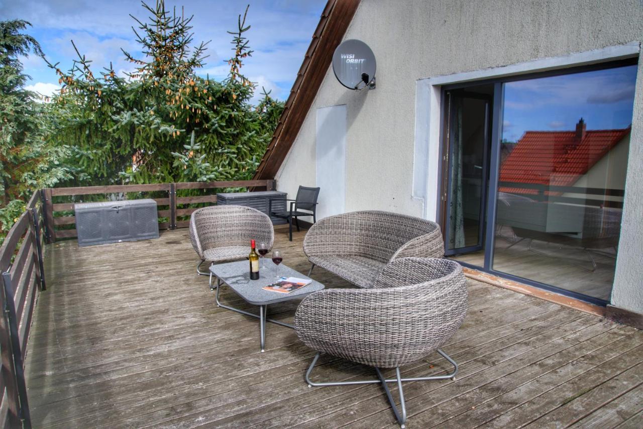 Ostseeferienhaus Oberes Apartment Mönkebude Extérieur photo